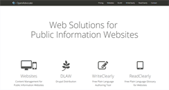 Desktop Screenshot of openadvocate.org